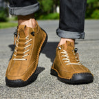 Ankelkängor för herrar med dragkedja på sidan och snörning fram-Footwear for men-Fjallbarn