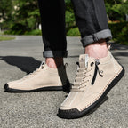 Ankelkängor för herrar med dragkedja på sidan och snörning fram-Footwear for men-Fjallbarn
