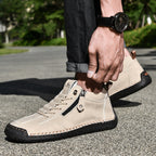 Ankelkängor för herrar med dragkedja på sidan och snörning fram-Footwear for men-Fjallbarn