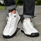 Ankelkängor för herrar med dragkedja på sidan och snörning fram-Footwear for men-Fjallbarn