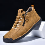 Ankelkängor för herrar med dragkedja på sidan och snörning fram-Footwear for men-Fjallbarn