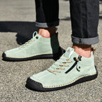 Ankelkängor för herrar med dragkedja på sidan och snörning fram-Footwear for men-Fjallbarn