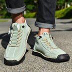 Ankelkängor för herrar med dragkedja på sidan och snörning fram-Footwear for men-Fjallbarn