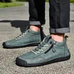 Ankelkängor för herrar med dragkedja på sidan och snörning fram-Footwear for men-Fjallbarn