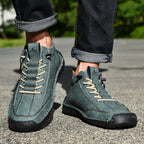 Ankelkängor för herrar med dragkedja på sidan och snörning fram-Footwear for men-Fjallbarn