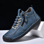 Ankelkängor för herrar med dragkedja på sidan och snörning fram-Footwear for men-Fjallbarn
