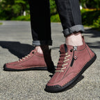 Ankelkängor för herrar med dragkedja på sidan och snörning fram-Footwear for men-Fjallbarn