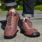 Ankelkängor för herrar med dragkedja på sidan och snörning fram-Footwear for men-Fjallbarn