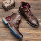 Ankelkängor med snörning och dragkedja för herrar-Footwear for men-Fjallbarn