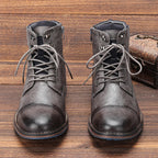Ankelkängor med snörning och dragkedja för herrar-Footwear for men-Fjallbarn