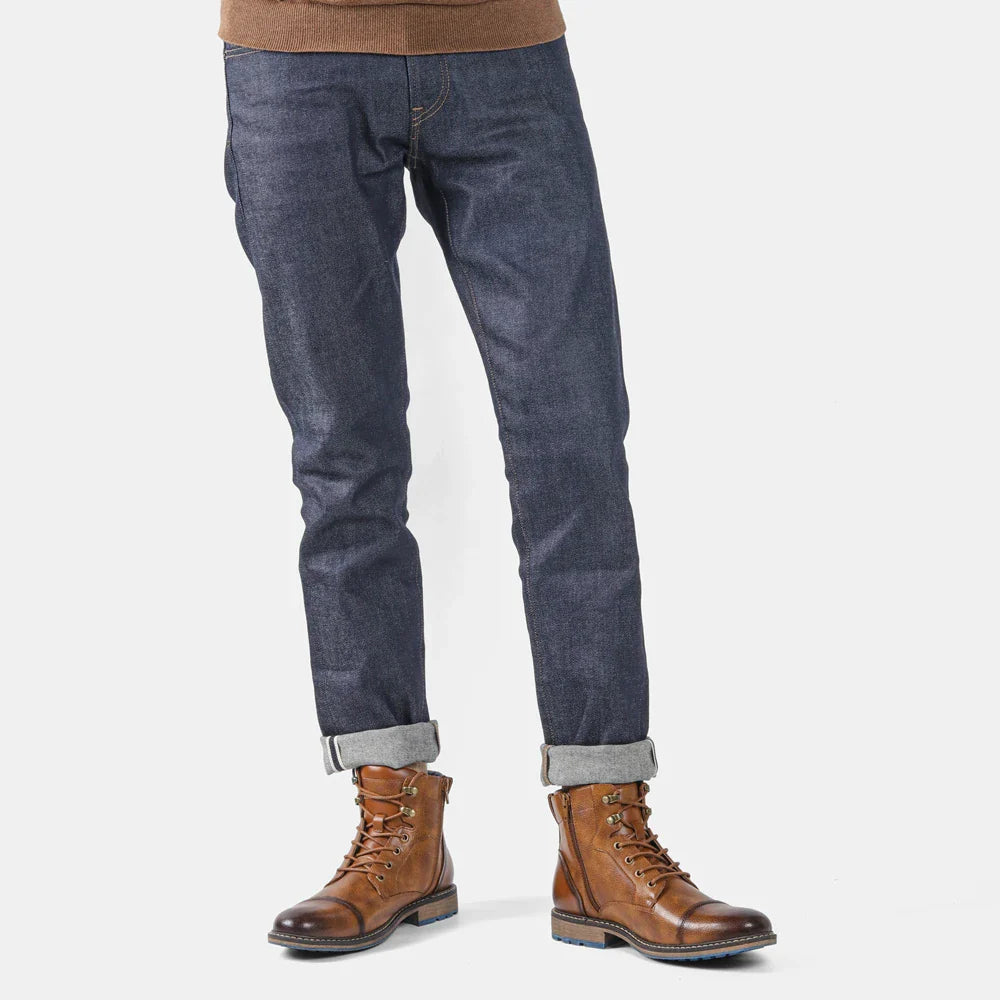 Ankelkängor med snörning och dragkedja för herrar-Footwear for men-Fjallbarn