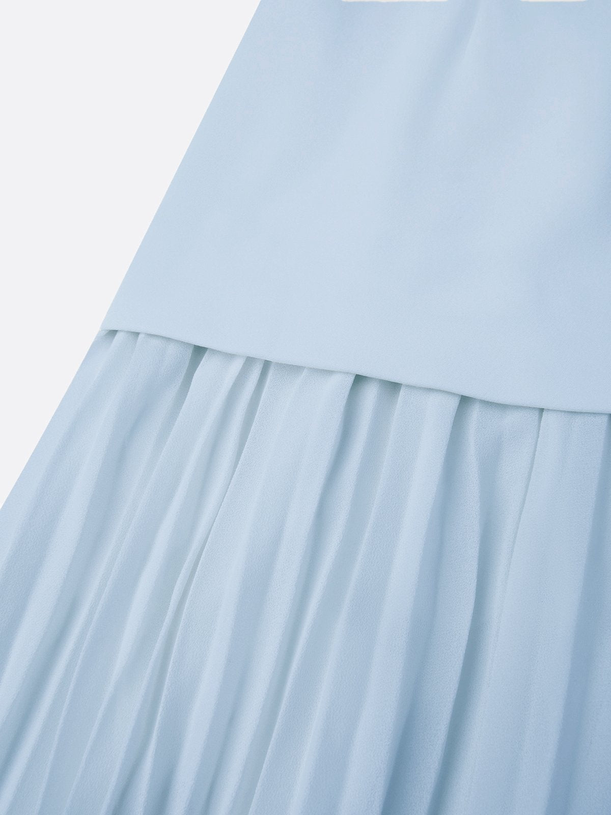 Ärmlös maxiklänning för dam med veckad kjol-Maxi Dress-Fjallbarn