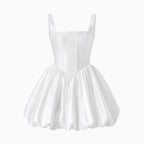 Ärmlös miniklänning med korsettliv-Mini Dress-Fjallbarn