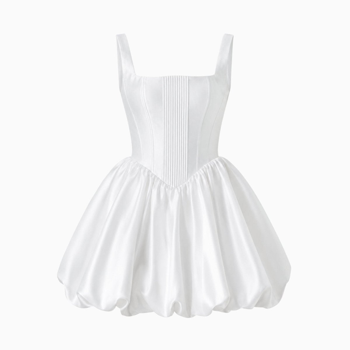 Ärmlös miniklänning med korsettliv-Mini Dress-Fjallbarn