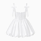 Ärmlös miniklänning med korsettliv-Mini Dress-Fjallbarn