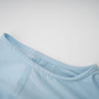 Asymmetrisk plisserad maxiklänning för dam-Maxi Dress-Fjallbarn