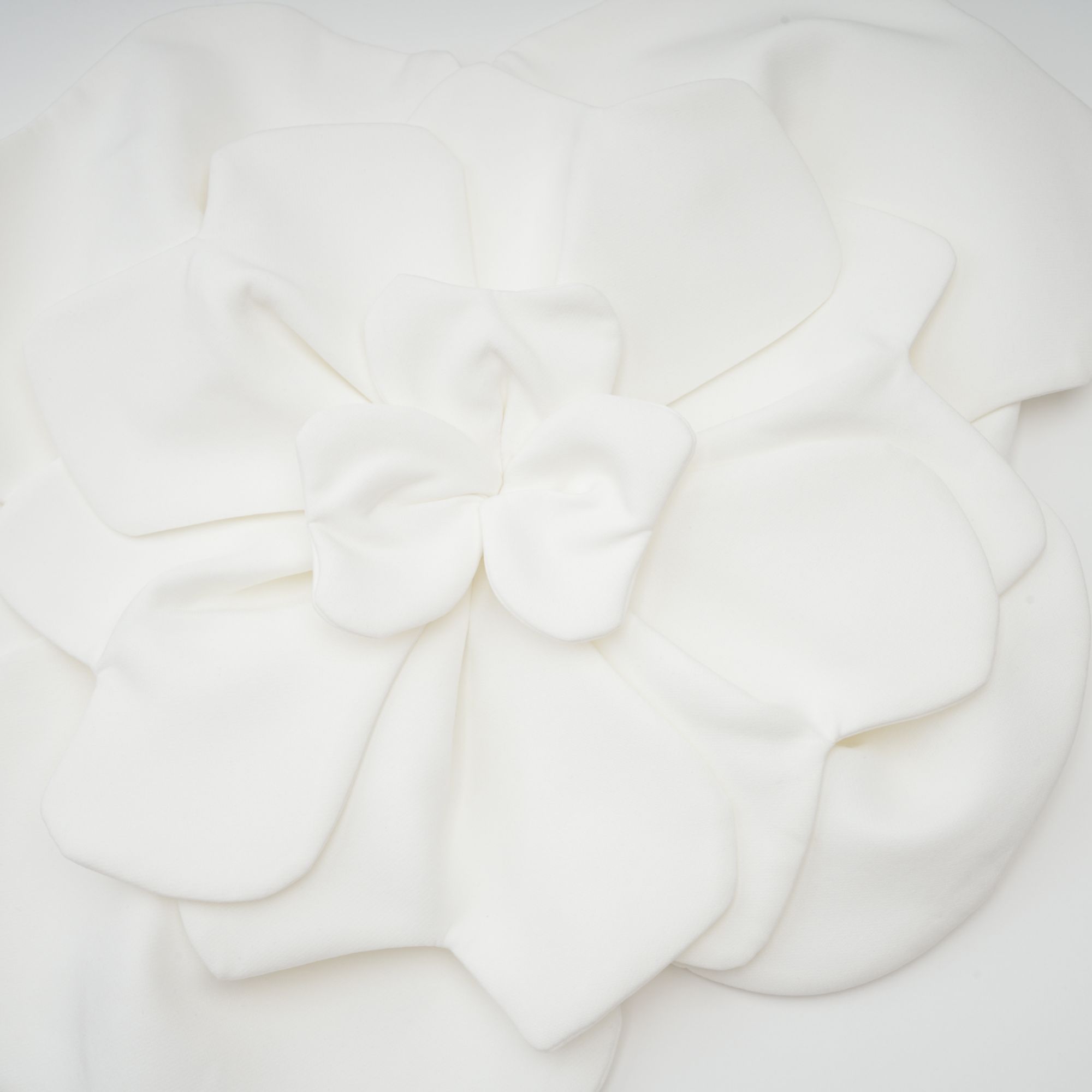 Axelbandslös topp med 3D-blomapplikation för dam-Tops for women-Fjallbarn