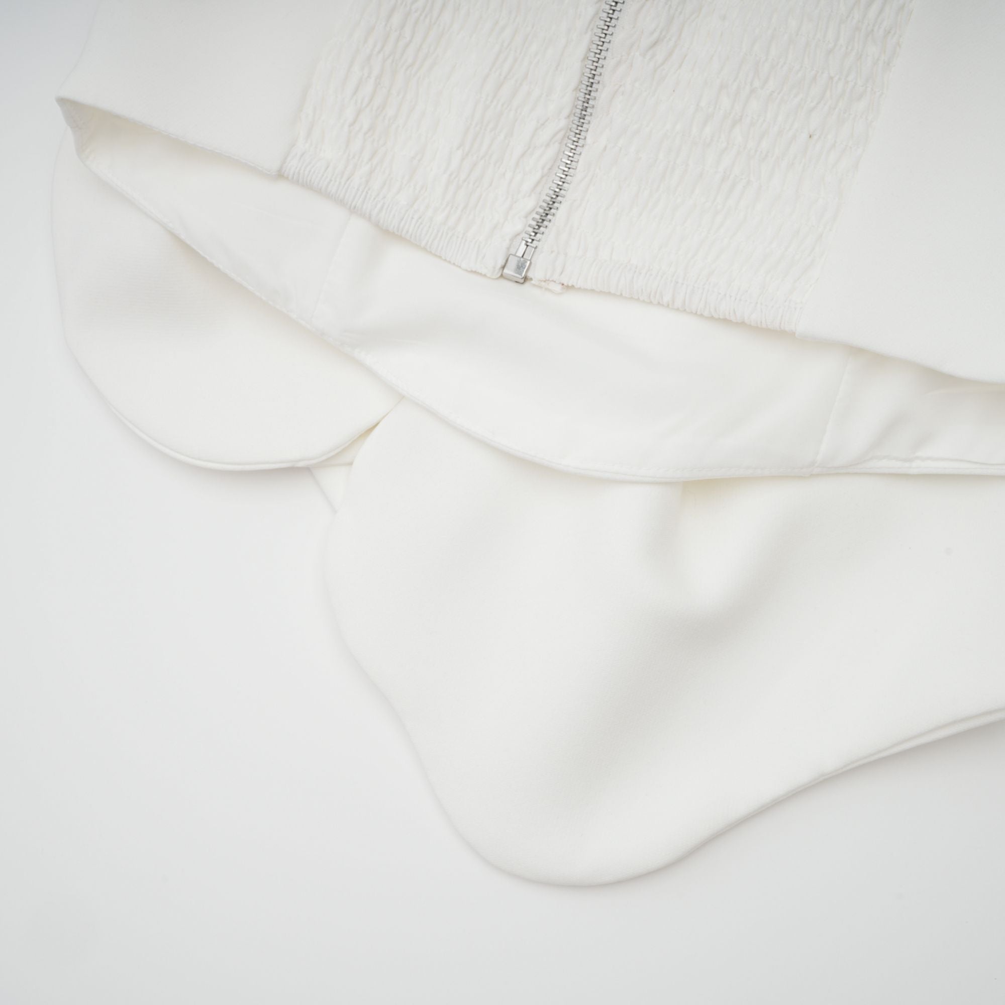 Axelbandslös topp med 3D-blomapplikation för dam-Tops for women-Fjallbarn