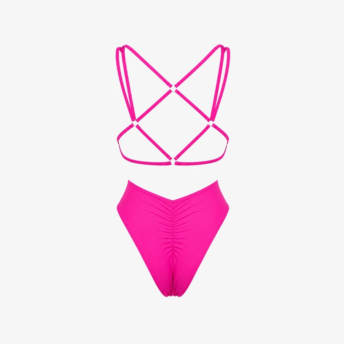 Badbaddräkt i ett stycke med utskurna sidor för dam-Swimwear for Women-Fjallbarn