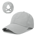 Basebollkeps för dam med hästsvansöppning och korslagda band-Accessories for Women-Fjallbarn