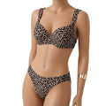 Bikiniset med bygel och djurmönster för dam-Swimwear for Women-Fjallbarn