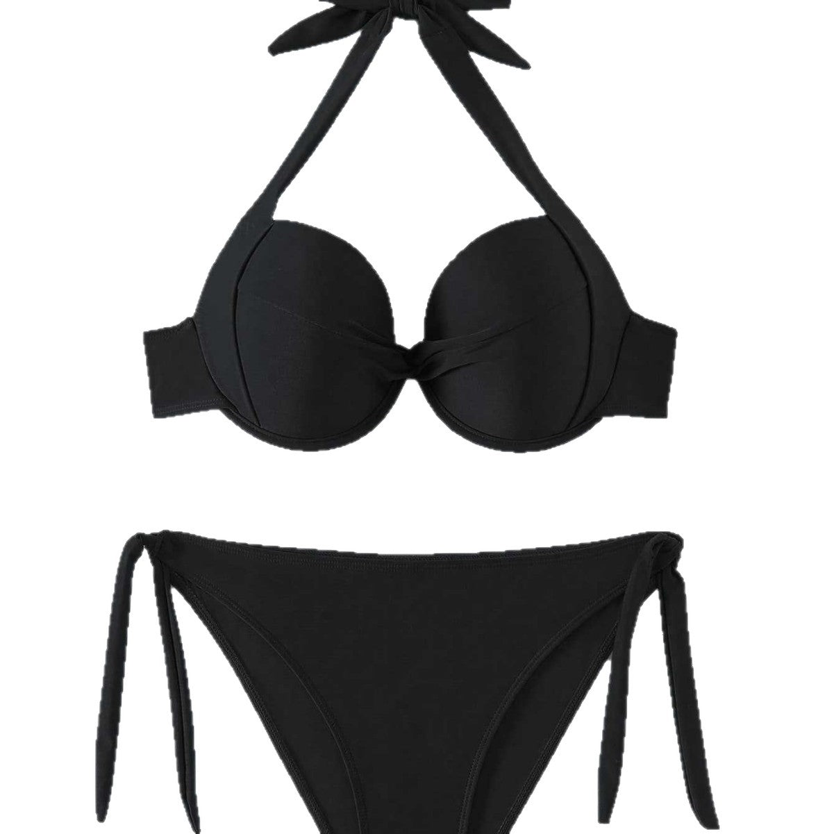 Bikiniset med halterneck för dam-Swimwear for Women-Fjallbarn