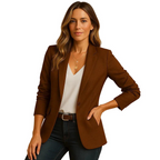 Blazer för Dam med slagkrage-Blazer for women-Fjallbarn