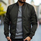 Bomberjacka för herrar med dragkedjeficka på ärmen-Jackets for men-Fjallbarn
