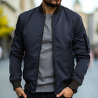 Bomberjacka för herrar med dragkedjeficka på ärmen-Jackets for men-Fjallbarn