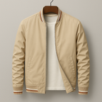 Bomberjacka för män med randiga detaljer-Jackets for men-Fjallbarn