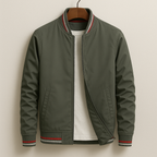 Bomberjacka för män med randiga detaljer-Jackets for men-Fjallbarn
