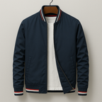 Bomberjacka för män med randiga detaljer-Jackets for men-Fjallbarn