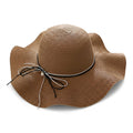 Bredbrättad solhatt för dam med rosett-Accessories for Women-Fjallbarn