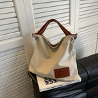 Canvasväska för dam med justerbar axelrem-Accessories for Women-Fjallbarn
