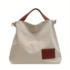 Canvasväska för dam med justerbar axelrem-Accessories for Women-Fjallbarn