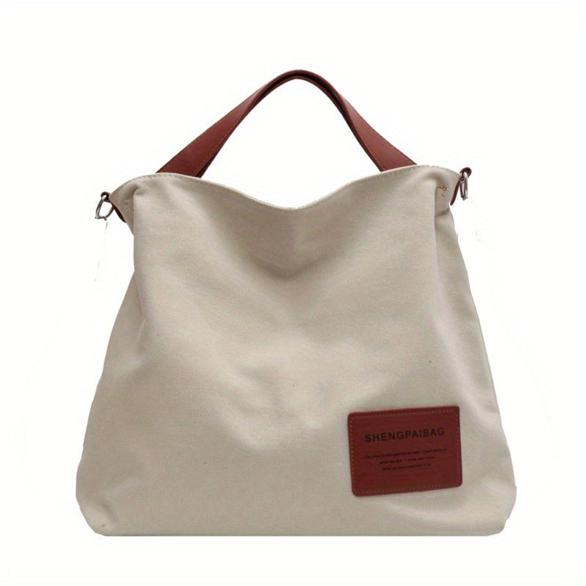 Canvasväska för dam med justerbar axelrem-Accessories for Women-Fjallbarn
