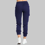 Cargo-joggerbyxor för dam med dragsko i midjan-Pants for Women-Fjallbarn