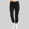 Cargo-joggerbyxor för dam med dragsko i midjan-Pants for Women-Fjallbarn