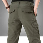 Cargobyxor för män med ficklock-Pants for Men-Fjallbarn