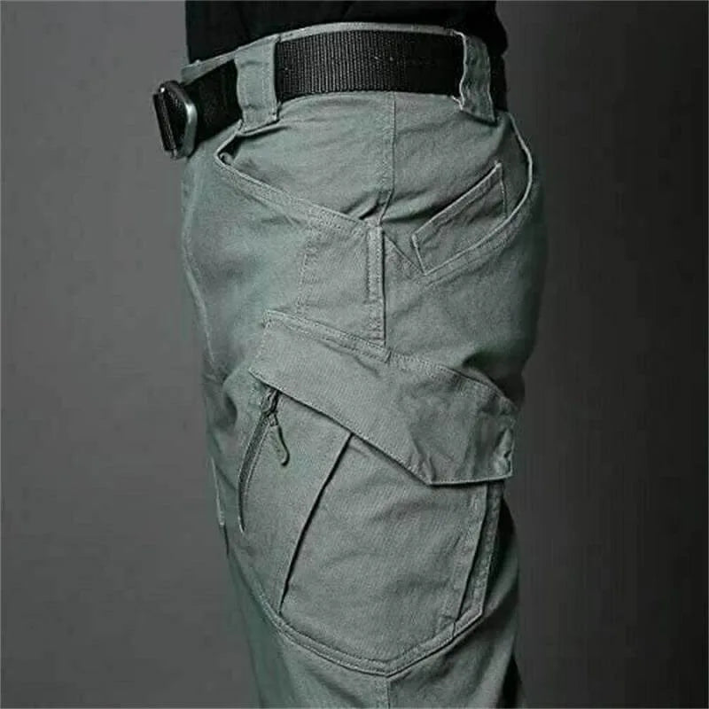Cargobyxor för män med ficklock-Pants for Men-Fjallbarn
