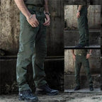 Cargobyxor för män med ficklock-Pants for Men-Fjallbarn