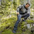 Cargobyxor för män med ficklock-Pants for Men-Fjallbarn