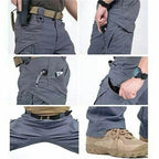 Cargobyxor för män med ficklock-Pants for Men-Fjallbarn