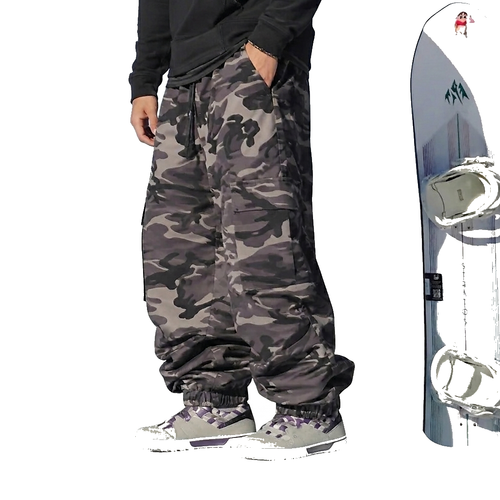 Cargobyxor med kamouflagemönster för herr-Pants for Men-Fjallbarn