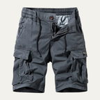 Cargoshorts för herrar med dragsko i midjan och fickor med lock-Shorts for men-Fjallbarn