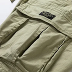 Cargoshorts för herrar med dragsko i midjan och fickor med lock-Shorts for men-Fjallbarn