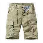 Cargoshorts för herrar med dragsko i midjan och fickor med lock-Shorts for men-Fjallbarn