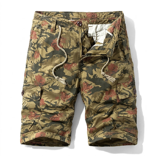 Cargoshorts med kamouflagemönster för herrar-Shorts for men-Fjallbarn