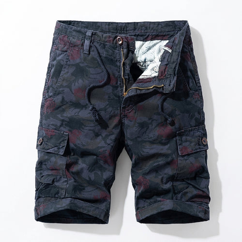 Cargoshorts med kamouflagemönster för herrar-Shorts for men-Fjallbarn