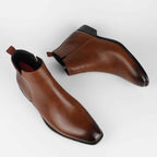 Chelsea-boots för herrar med dragflikar-Footwear for men-Fjallbarn